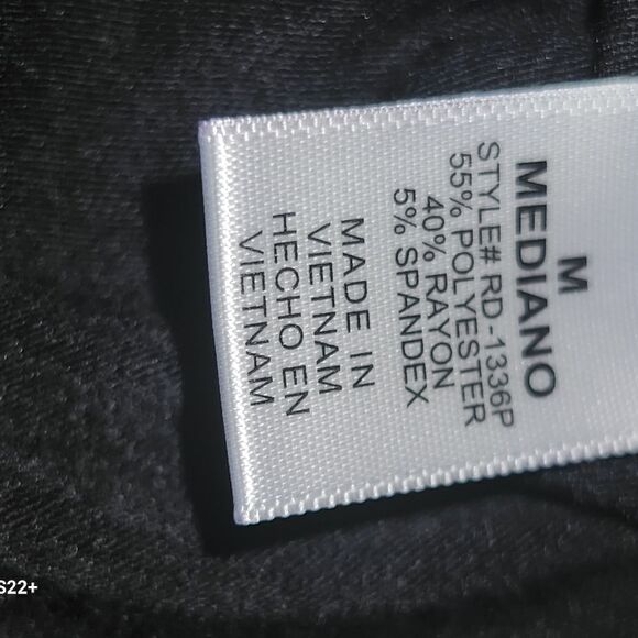 Zenana Premium black knit midi dress m - Picture 3 of 9